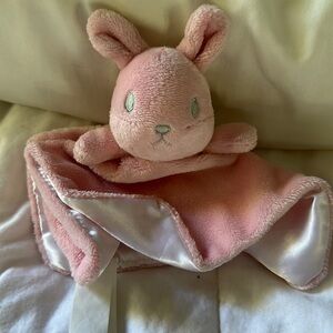 Baby so Sweet pink bunny lovey with satin silky on inside 2016 Geoffrey LLC cute